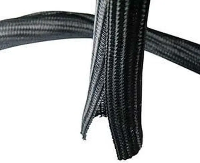 Main image of Cable Management and Organizer Cover - Self Closing Cord Sleeve 1" (25.4mm) x 50Ft (15.24m)