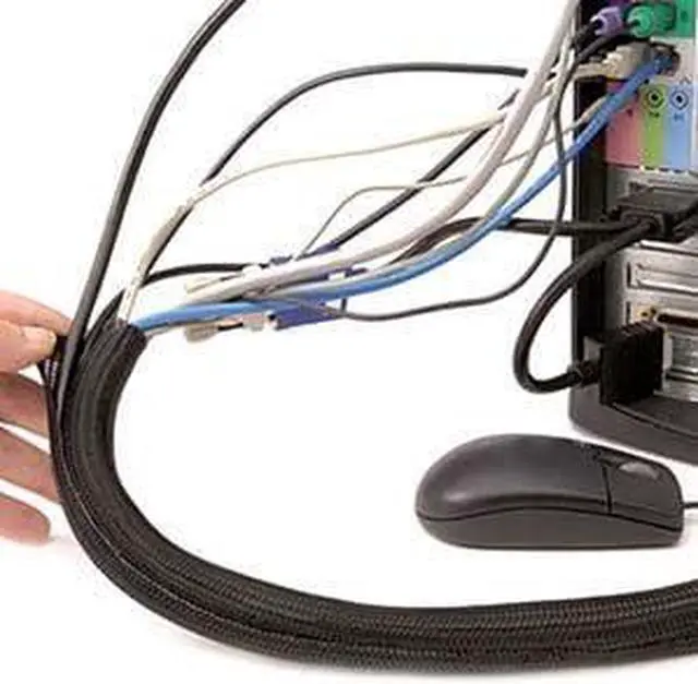 Alt view image 4 of 4 - Cable Management and Organizer Cover - Self Closing Cord Sleeve 1" (25.4mm) x 50Ft (15.24m)