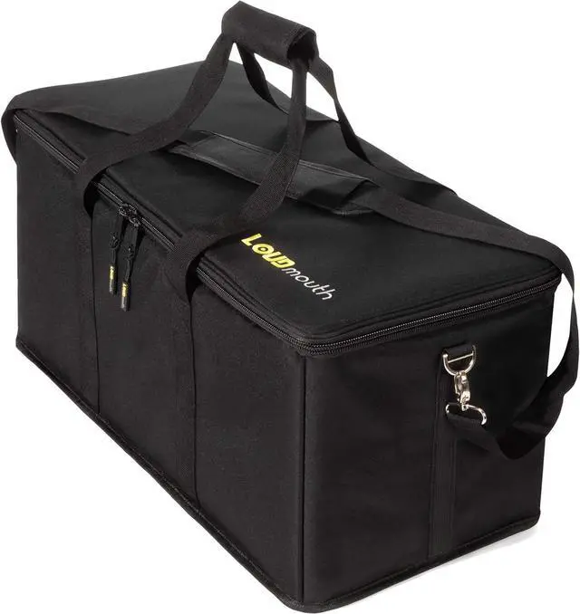 Alt view image 3 of 7 - Large Cable File Bag | Music Cord Organizer Case for Musician and DJ | Professional Durable Gig Bag for Sound Lighting Camera Gear Equipment and Accessories