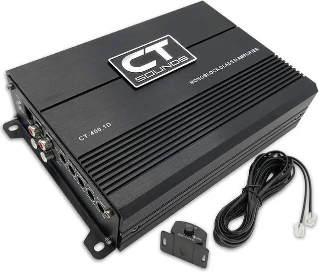 Main image of CT-400.1D Compact Class D Car Audio Monoblock Amplifier, 400 Watts RMS