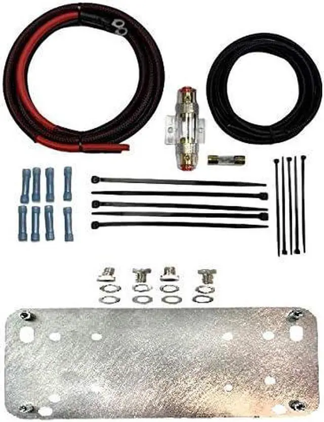 Alt view image 2 of 7 - Amplifier Mount fits 2014 to Present Harley Davidson Batwing Wiring kit and amp Mount Compatible with Rockford Fosgate PBR400X4D or pbr300x2 or pbr300x4WILL NOT FIT 2013 & Older Bikes