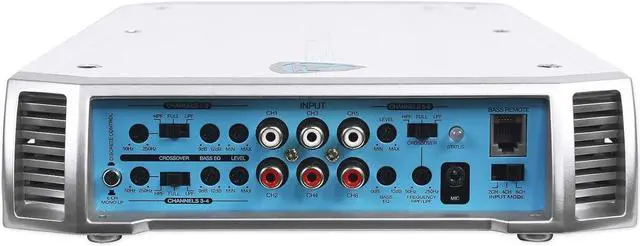 Alt view image 2 of 6 - RXM-S6 2600W Peak/660W RMS 6-Channel Marine Amplifier, PA Microphone, Waterproof Design, Bass Remote for Boats and Marine Audio