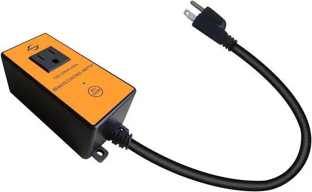 Alt view image 7 of 7 - 120v Automatic Vacuum Switch Wireless Remote Control Dust Collector Starter Outlet Switch (Battery Included)