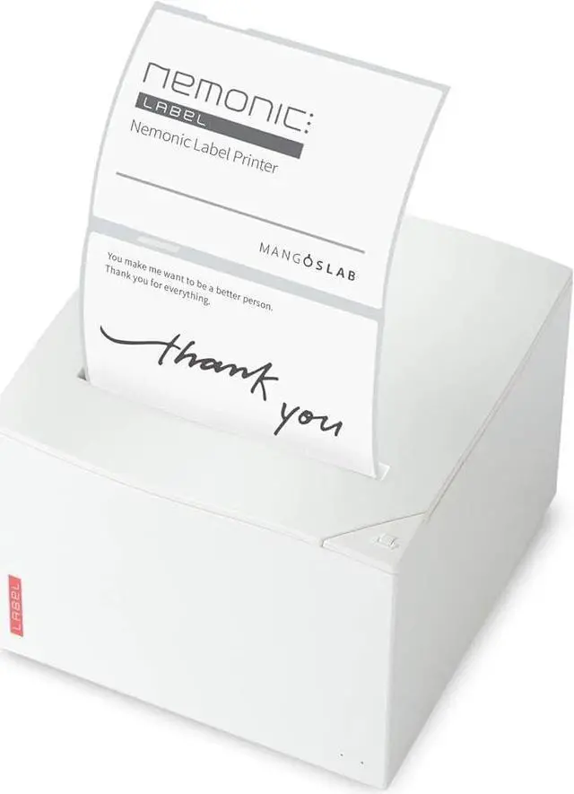 Main image of Nemonic Label Printer | Inkless Bluetooth Thermal Label Printer for Small Business | Durable Shipping Label Maker & Portable Wireless