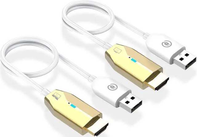 Main image of Wireless HDMI Transmitter and Receiver - for Laptops, TV Box, PS4/5, Cameras to Project to TV/Projector/Monitor Plug and Play, 165FT/50M, Portable 1080P@60Hz Wireless HDMI Extender.
