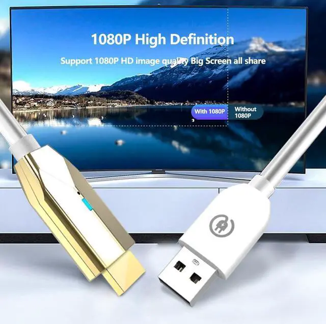 Alt view image 5 of 7 - Wireless HDMI Transmitter and Receiver - for Laptops, TV Box, PS4/5, Cameras to Project to TV/Projector/Monitor Plug and Play, 165FT/50M, Portable 1080P@60Hz Wireless HDMI Extender.