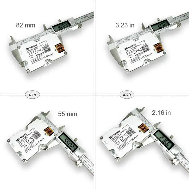 Alt view image 4 of 4 - 150W GigE Passive PoE Injector with Surge Protection, Developed for Starlink pinout.