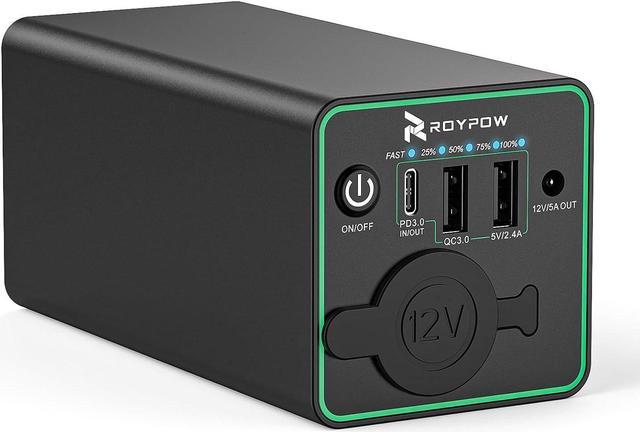 30W PD Portable Charger with 12V 10A Constant Voltage Cigarette Lighter Socket 86.58Wh USB C