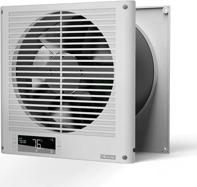Main image of Room to Room Fan 8, Two-Way Airflow Through-the-Wall Fan with Temperature Controller, Precise 10-Speed Quiet In-Wall Vent Fan for Kitchen, Laundry Room, and Workshops
