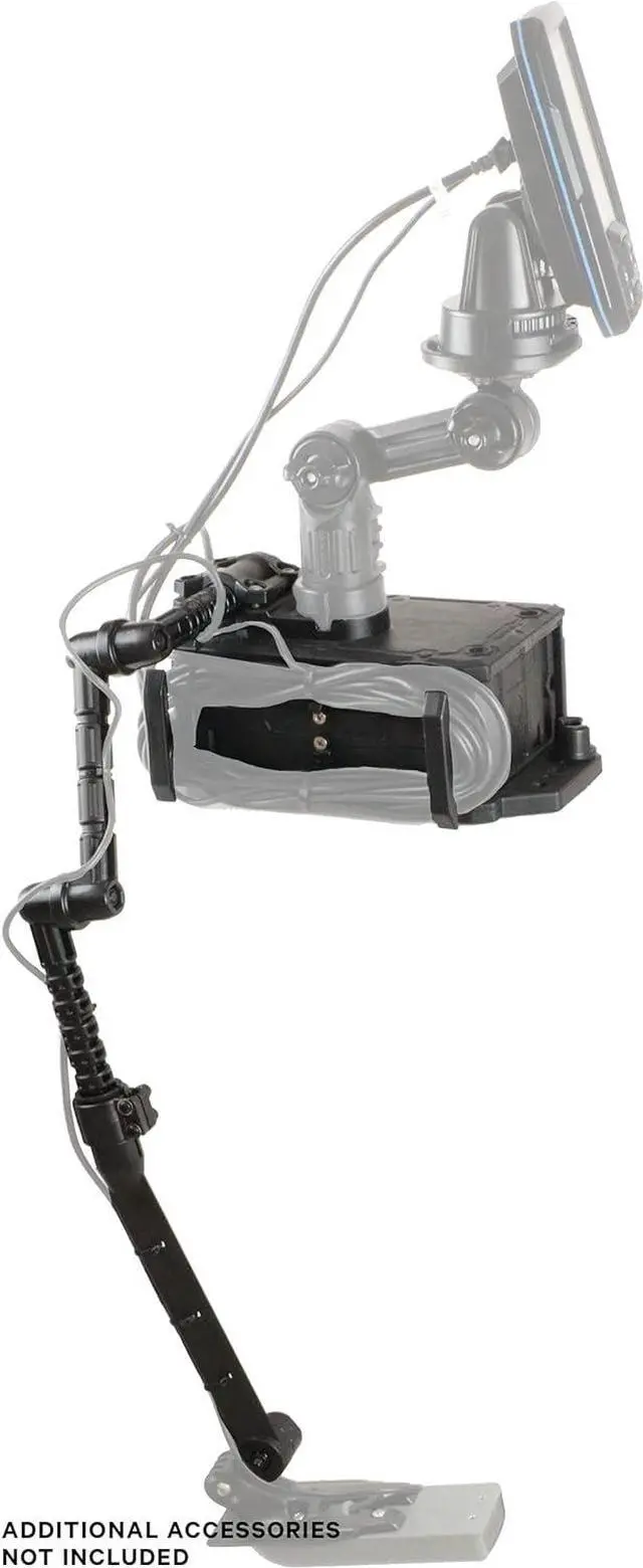 Alt view image 2 of 6 - CellBlok Battery Box and SwitchBlade Transducer Arm Combo for Kayak Fish Finder Setups