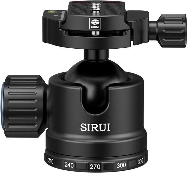 Main image of AM-40 Low Profile Ball Head, Professional Heavy Duty 40mm Tripod Ball Head, 360° Panoramic CNC Aluminium Alloy Tripod Head for DSLR Camera, Camcorder, Quick Release Plate, Max Load 88lbs/40KG