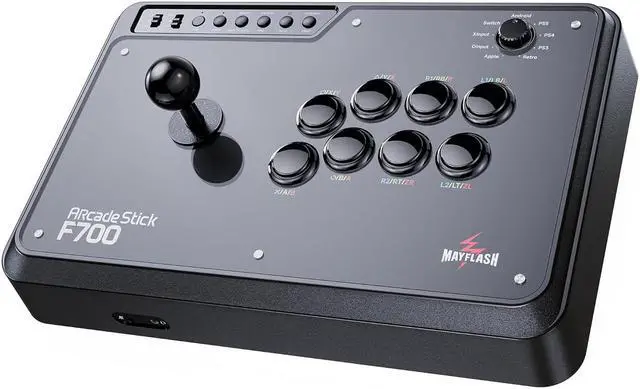 Alt view image 2 of 6 - Arcade Stick F700 for PS5, PS4, Switch, Switch 2, Windows, Apple, Android and more. Fight Stick Support Wireless Bluetooth, 2.4G Receiver and Wired Connection