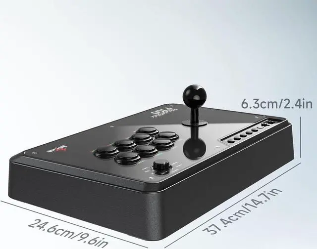 Alt view image 3 of 6 - Arcade Stick F700 for PS5, PS4, Switch, Switch 2, Windows, Apple, Android and more. Fight Stick Support Wireless Bluetooth, 2.4G Receiver and Wired Connection