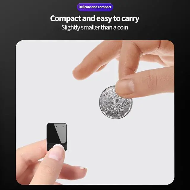 Alt view image 6 of 7 - Voice Recorder - 64GB Mini Voice Recorder Voice Activated Recorder with Small Recording for Car,Meetings,Lecture,Interview