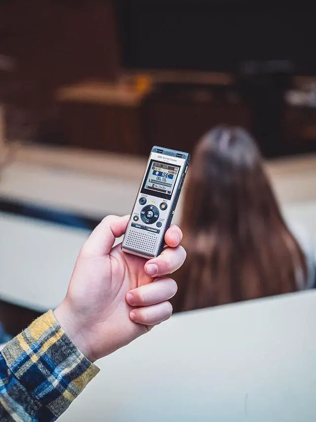 Alt view image 5 of 5 - WS-882 Digital Voice Recorder with Stereo Microphones, 6 Recording Scenes, Direct USB, Voice Filter, Low-Cut Filter, 4 GB Memory, Voice Balancer, Intelligent Auto Mode, VCVA