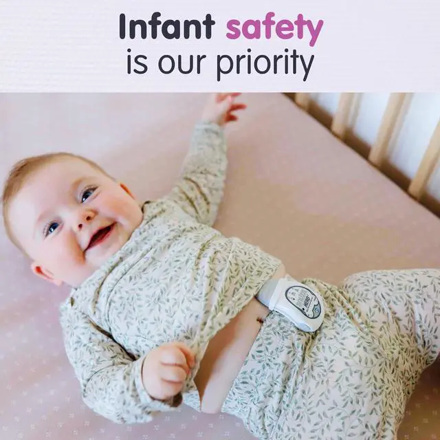 Alt view image 2 of 7 - Baby Abdominal Movement Monitor: Real-time Alerts for No Breathing, Gentle Vibration Rousing, Portable & Wearable, Medical Grade Material. Safer Sleep for Infants. Peace of Mind for Parents