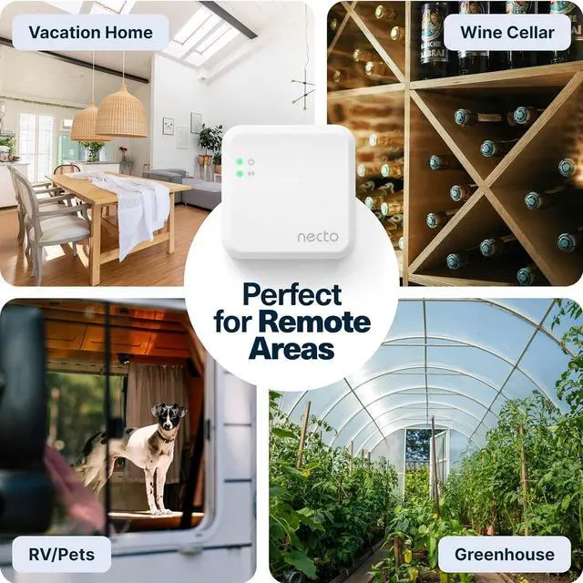 Alt view image 6 of 7 - RV Temperature & Humidity Monitor - [4G LTE] No Monthly Fees and No WiFi Required - Power Outage Sensor, Instant Alerts, for Pet Safety & Home
