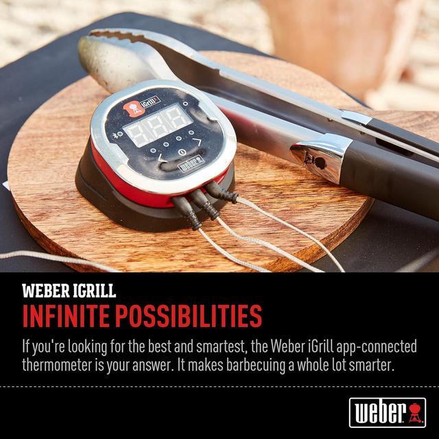Alt view image 2 of 6 - iGrill 2 Bluetooth Smart Meat Thermometer w/2 Color-Coded Meat Probes, 200-Hour Battery Life, Illuminated Display and LED Temperature Readout