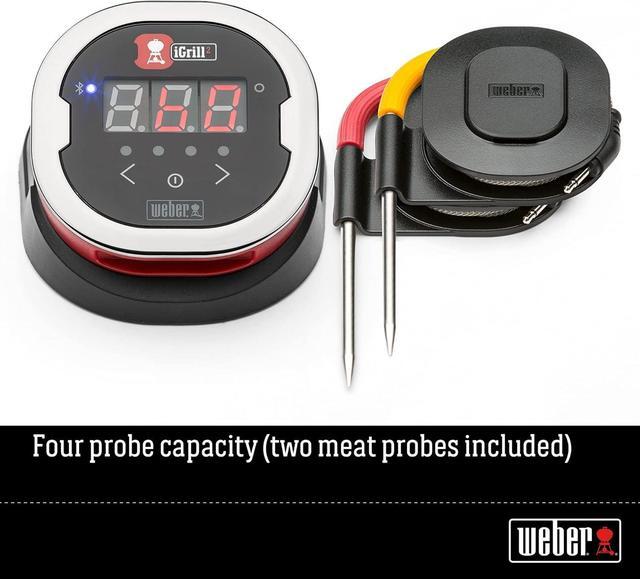 Alt view image 4 of 6 - iGrill 2 Bluetooth Smart Meat Thermometer w/2 Color-Coded Meat Probes, 200-Hour Battery Life, Illuminated Display and LED Temperature Readout