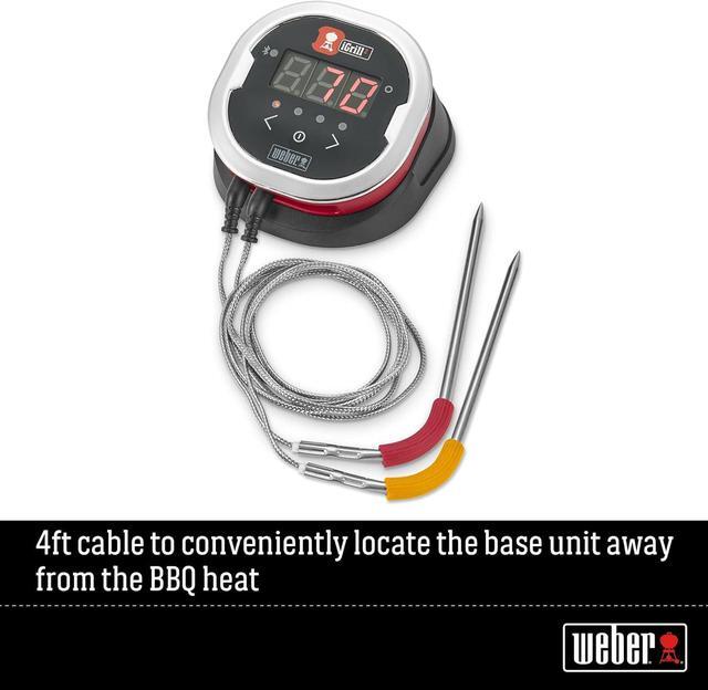 Alt view image 5 of 6 - iGrill 2 Bluetooth Smart Meat Thermometer w/2 Color-Coded Meat Probes, 200-Hour Battery Life, Illuminated Display and LED Temperature Readout
