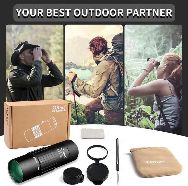 Alt view image 7 of 7 - 8x25 Monocular Telescope Mini Pocket Monocular Compact Monoculars for Adults