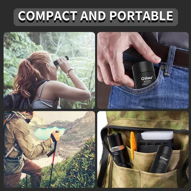 Alt view image 6 of 7 - 8x32 Monocular Telescope Mini Pocket Monocular Compact Monoculars for Adults