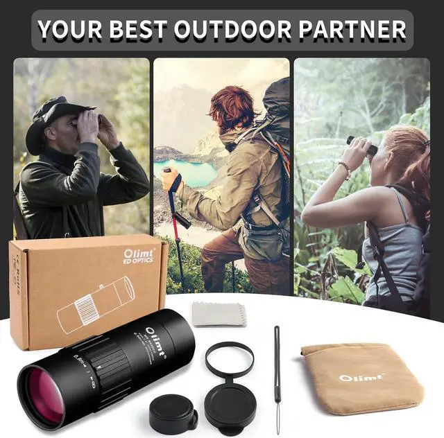 Alt view image 7 of 7 - 8x32 Monocular Telescope Mini Pocket Monocular Compact Monoculars for Adults