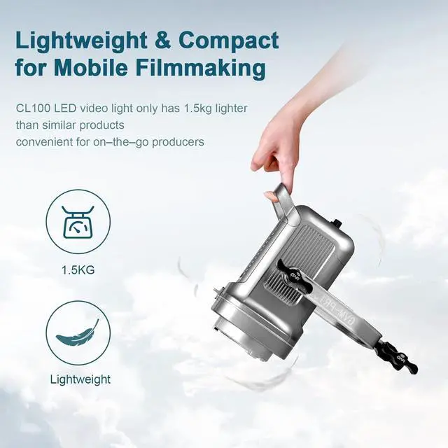 Alt view image 5 of 7 - 150W LED Video Light 2700K~7500K RGB Video Light Photography Studio Light Kit with Lantern Softbox & Stand, CRI97+TLCI97 with 8 Lighting Effects+Custom Effects for Outdoor Shoot YouTube Videos