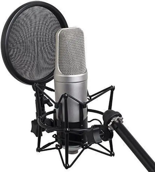 Alt view image 3 of 7 - Vocal Booth 40 Sound Absorbing Portable Gooseneck Microphone Shield, Durable Boom Arm, Spider Shockmount, Dual Layer Pop Filter, Vocal Condeser & Studio Headphones Kit