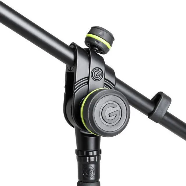 Alt view image 3 of 7 - GMS4322B MS 4322 B Microphone Stand with Folding Tripod Base & 2-Point Adjustment Telescoping Boom