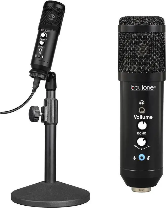 Main image of BT-78SM, Professional Cardioid Studio Recording Mic 25mm Diaphragm USB Microphone Streaming Vocal Recording, Podcasting Condenser Microphone for PC and Mac, Quality Sound, Plug & Play