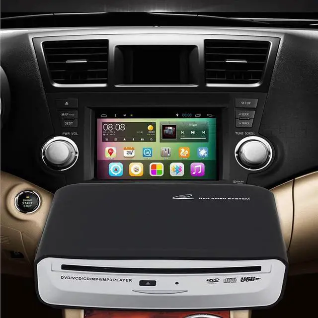 Alt view image 4 of 7 - USB External Car Universal CD Player USB Connection Portable CD Player for Car Android Navigation/TV/MacBook pro/Laptops Desktops with USB Port Plug and Play