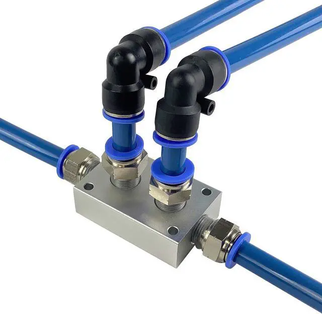Alt view image 4 of 7 - PCKIT26 Air Piping System, 26-Piece Air Push to Connect Kit with 1/2-Inch (OD) / 3/8" (ID) x 100-Feet TPEE Tubing