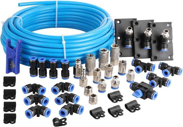 Wynnsky Shop Air Line Kit, 3/8 Inch (9.5MM) OD × 60 Feet