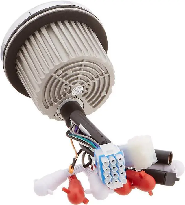 Alt view image 2 of 5 - PRV-175 Gauge Style Marine Boat Cycle Digital Media Bluetooth Receiver Bundle Combo with Enrock USB 3.5MM AUX to RCA Interface Mount Cable + Enrock 22" Wired Radio Antenna