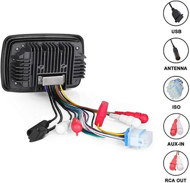 Alt view image 4 of 7 - Marine Stereo Bluetooth Waterproof Boats Golf Cart Radio Digital Media Stereo Receiver AM FM Tuner Bluetooth Streaming on ATV UTV Motorcycle and Spa Hot Tubs