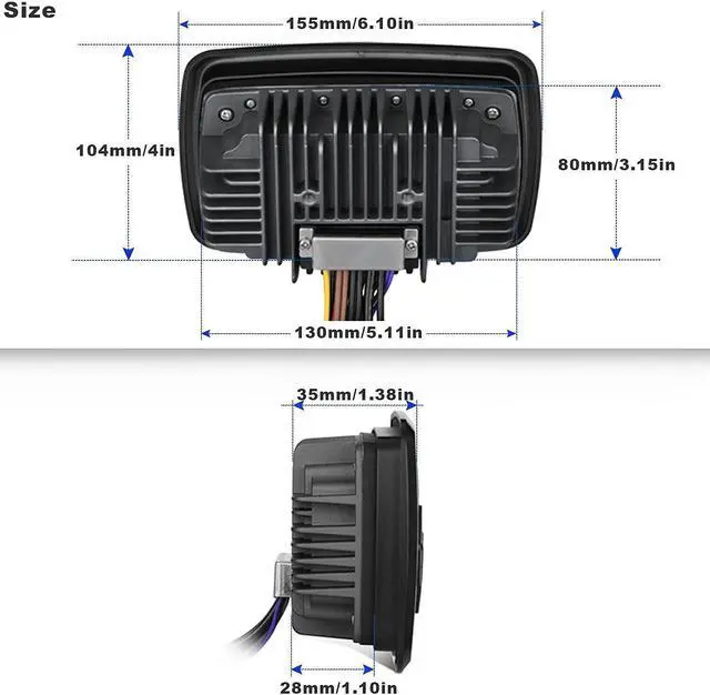 Alt view image 5 of 7 - Marine Stereo Bluetooth Waterproof Boats Golf Cart Radio Digital Media Stereo Receiver AM FM Tuner Bluetooth Streaming on ATV UTV Motorcycle and Spa Hot Tubs