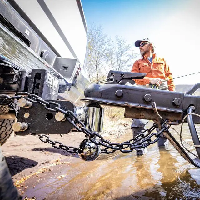 Alt view image 7 of 7 - Trailer Hitches Tow & Stow Adjustable Trailer Hitch Ball Mount - Fits 2.5" Receiver, Tri-Ball (1-7/8" x 2" x 2-5/16"), 5" Drop, 18,000 GTW - TS20048B