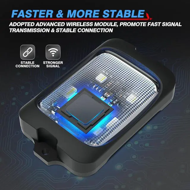 Alt view image 6 of 7 - MICTUNING C3 Extensible RGBW LED Rock Lights - 8 Pods Wireless Control Multi-Color Neon Underglow Lights with Bluetooth APP & Control Box (Extensible Up to 32 Pods)