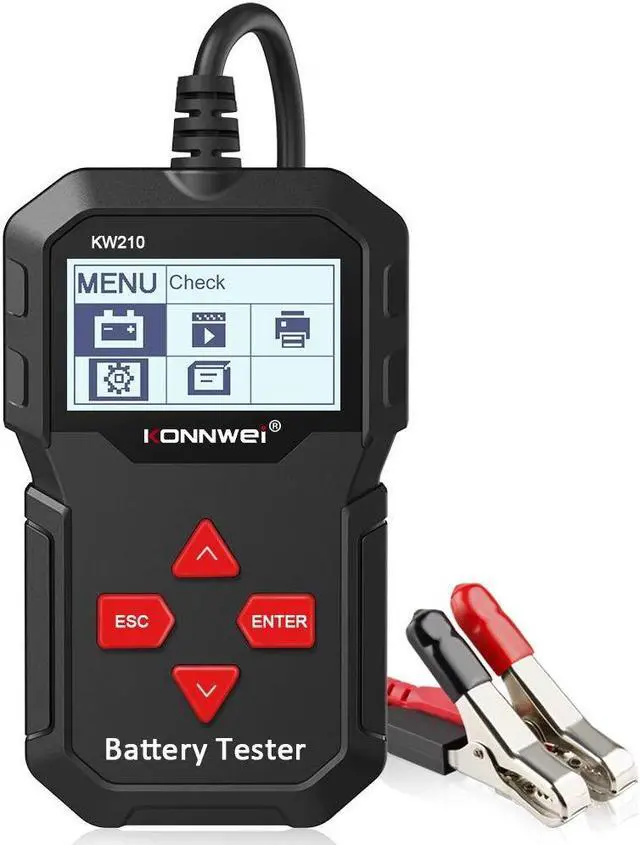 Main image of KW710 Car Battery Tester 6V 12V 24V, Battery Load Tester Automotive 100-2000CCA Digital Auto Battery Analyzer Alternator Starter Tester for Car Truck Motorcycle Marine ATV SUV