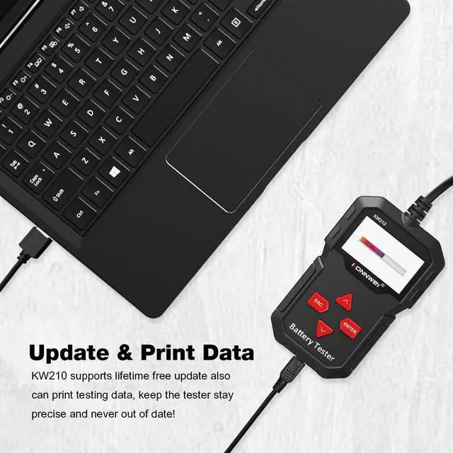 Alt view image 7 of 7 - KW710 Car Battery Tester 6V 12V 24V, Battery Load Tester Automotive 100-2000CCA Digital Auto Battery Analyzer Alternator Starter Tester for Car Truck Motorcycle Marine ATV SUV