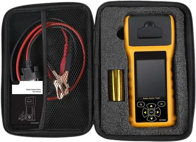 Alt view image 7 of 7 - 12V/24V 30-1700 CCA Auto Battery Load Tester, Cranking and Charging System Diagnostic Tool with Built-in Thermal Printer for All Cars11