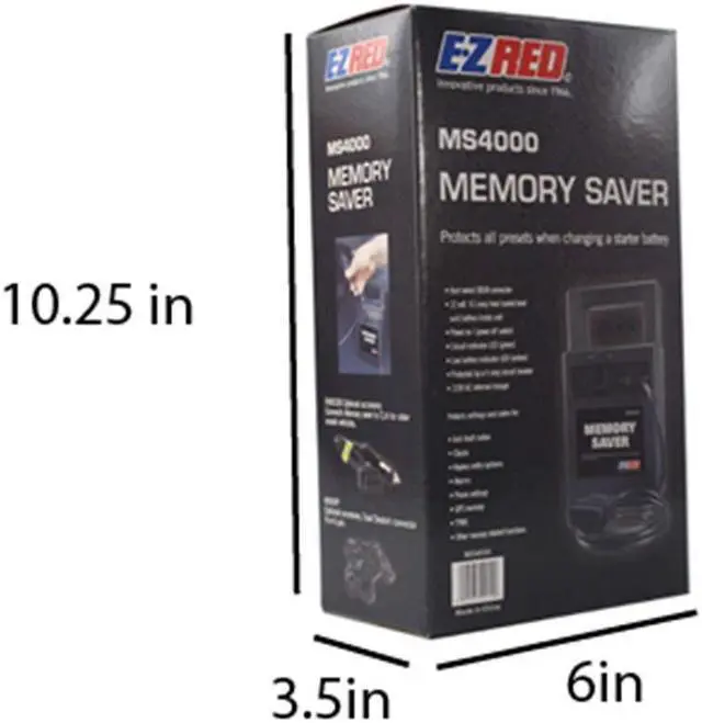 Alt view image 3 of 7 - MS4000 Automotive Memory Saver With Built In Charger , Black