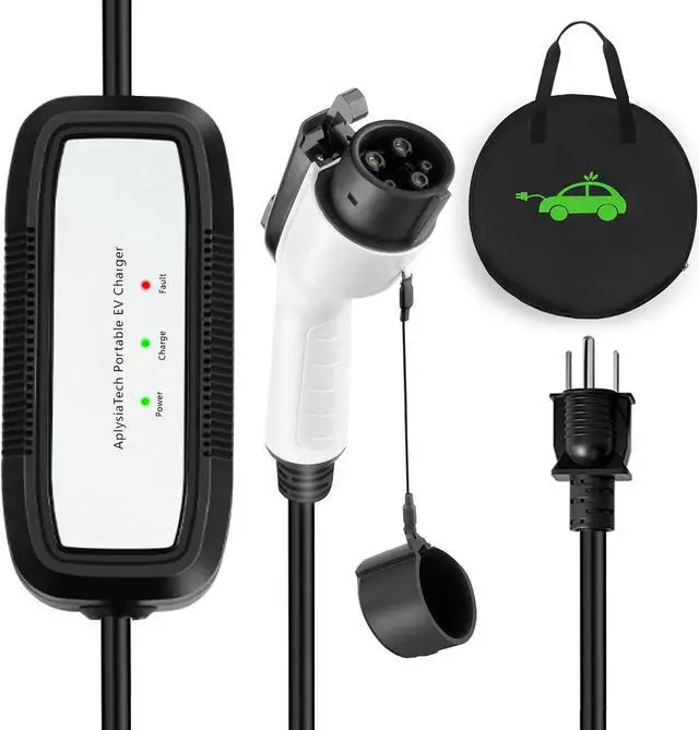 Main image of Portable EV Charger Level 1, 15Amp 110V, Electric Vehicle Charger with 21Ft Extension Cord,NEMA 5-15P for Plug-in Home EV Charging Station,Compatible with SAE J1772 EVs(Tesla Need Adapter)