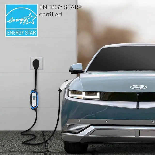 Alt view image 5 of 7 - NEMA 14-50 Level 2 EV Charger - 240V 32 Amp with 21 ft Extension Cord & J1772 Cable - for J1772 EVs