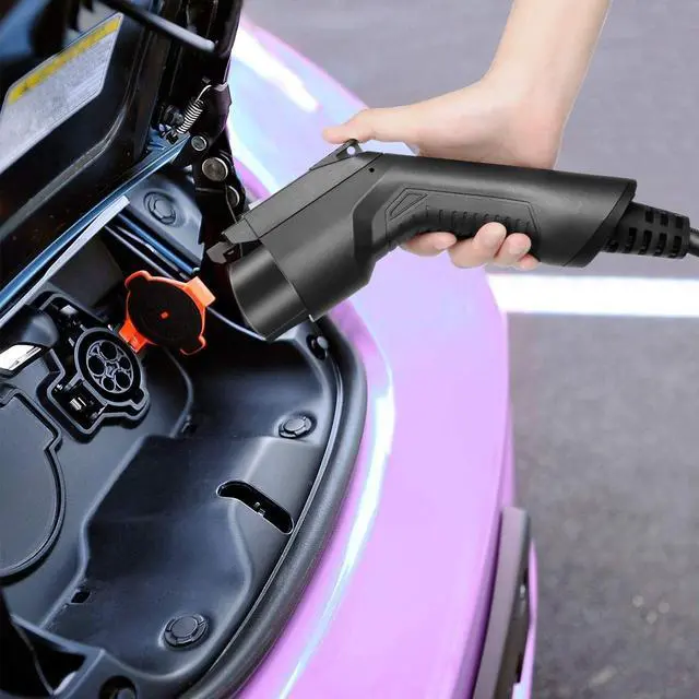 Alt view image 7 of 7 - 32 Amp EV Charger Level 2,(NEMA 14-50, 32A/25ft,7.68KW) Portable Electric Vehicle Charging Station for Electric and Hybrid Vehicles