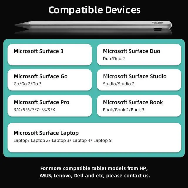 Alt view image 6 of 6 - M3 Pro for Surface (4096 Finest Control, 360° Touch Button) - Work for Surface Pro 7/7+/8/9/X,Surface Go 3/Book 3/Laptop 4/Studio 2,  VivoBook Flip 14, for Creators,Students