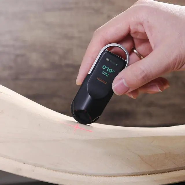 Alt view image 3 of 6 - NeoRulerGO Digital Tape Measure with Laser, Rechargeable Smart Long Distance Rolling Measuring Tool for Flat Curved Diameter Odd Shapes, Bluetooth App, Pocket Size Cool Gadgets Gift for Men,Dad
