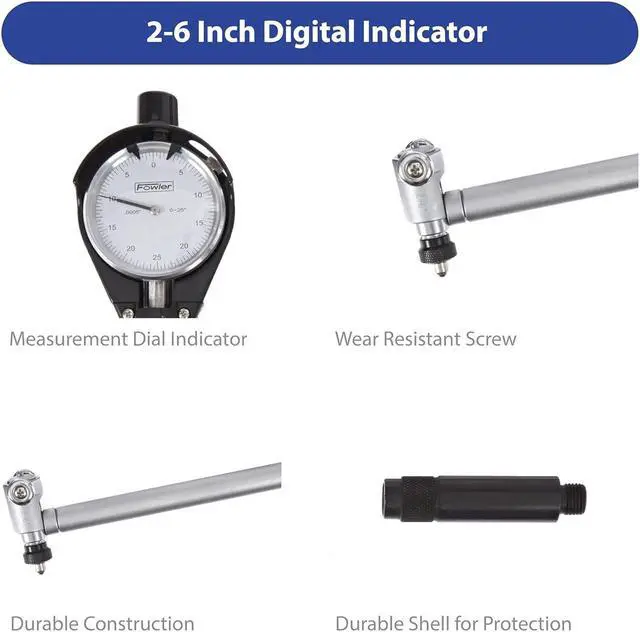 Alt view image 3 of 7 - 52-646-400-0 , Extender Dial Bore Gage Kit with 1.4-6" Measuring Range