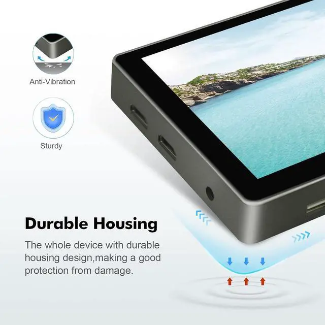 Alt view image 7 of 7 - R705 Camera Field Monitor, 7 inch Touch Screen Field Monitor Full HD 1920x1200IPS 4K HDMI with 3D LUT Waveform Peaking Focus Assist Video Monitor for DSLR